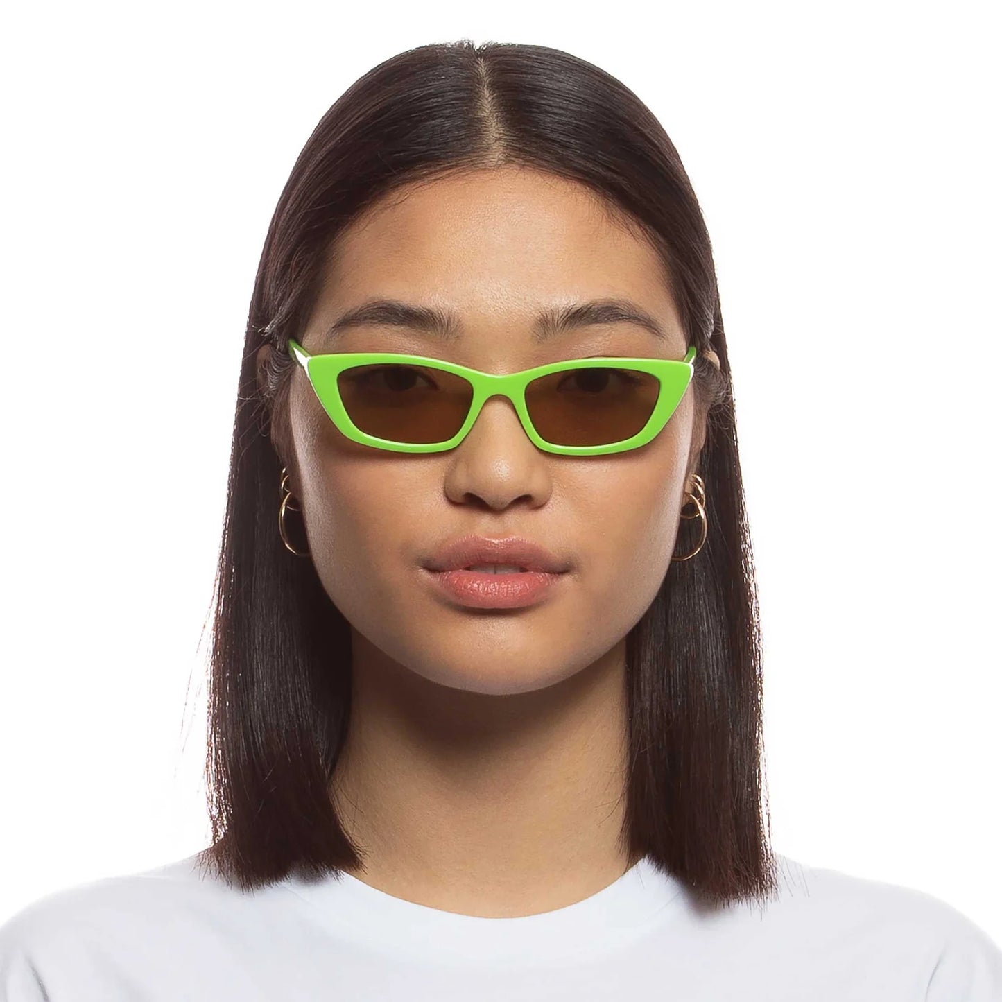 AIRE Titania Sunglasses in Lime Green