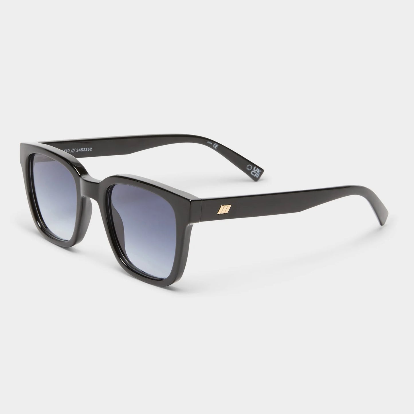 Le Specs Elixir Sunglasses in Black