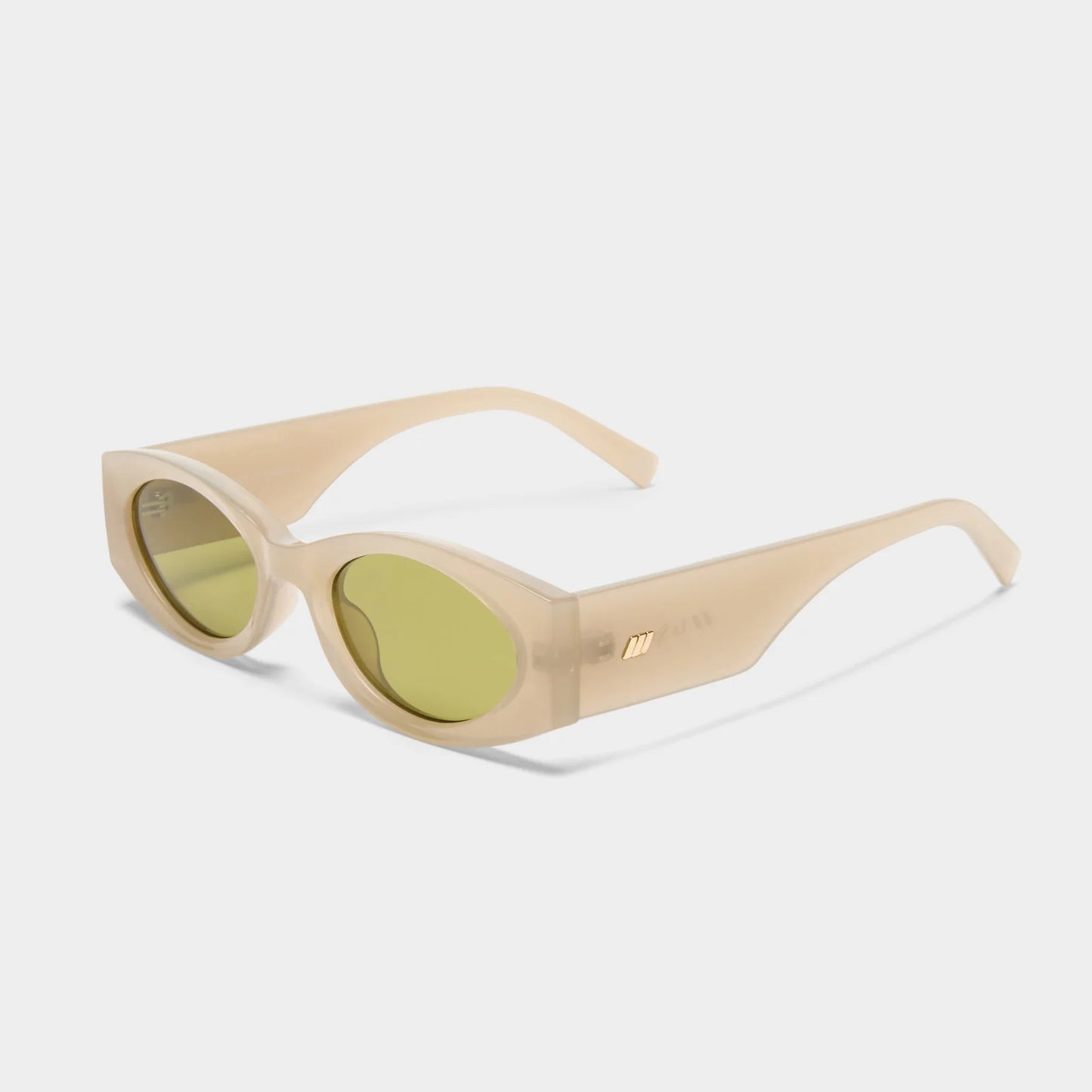 Le Specs Mermaiden Sunglasses in Oatmeal