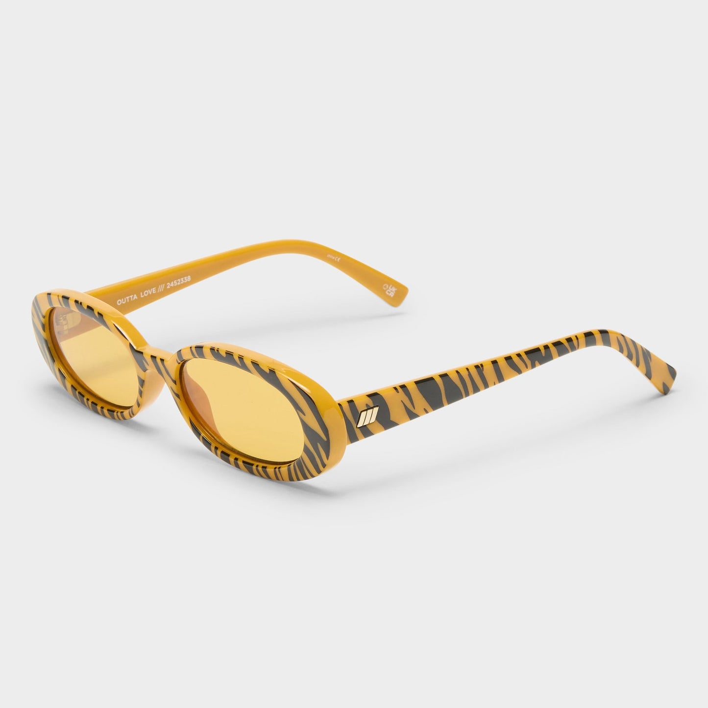 Le Specs Outta Love Sunglasses in Yellow Tiger