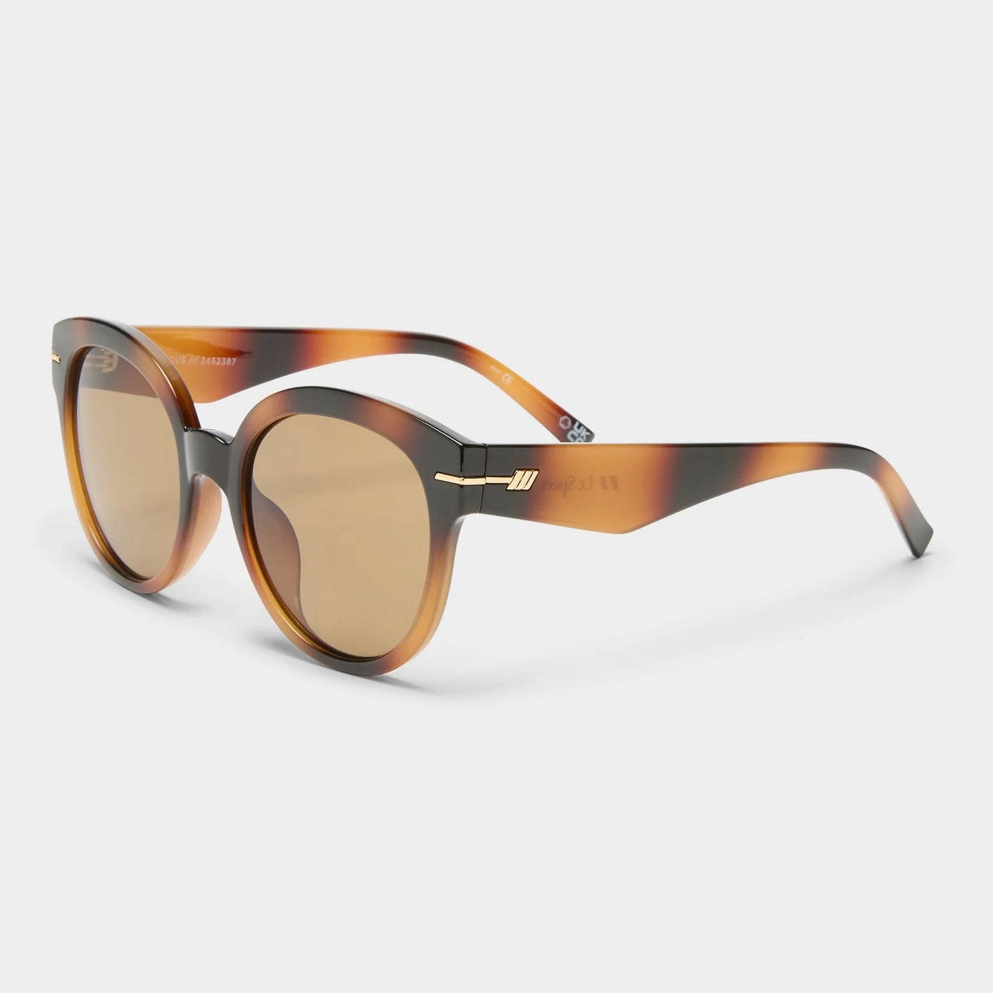 Le Specs Capacious Sunglasses in Tort