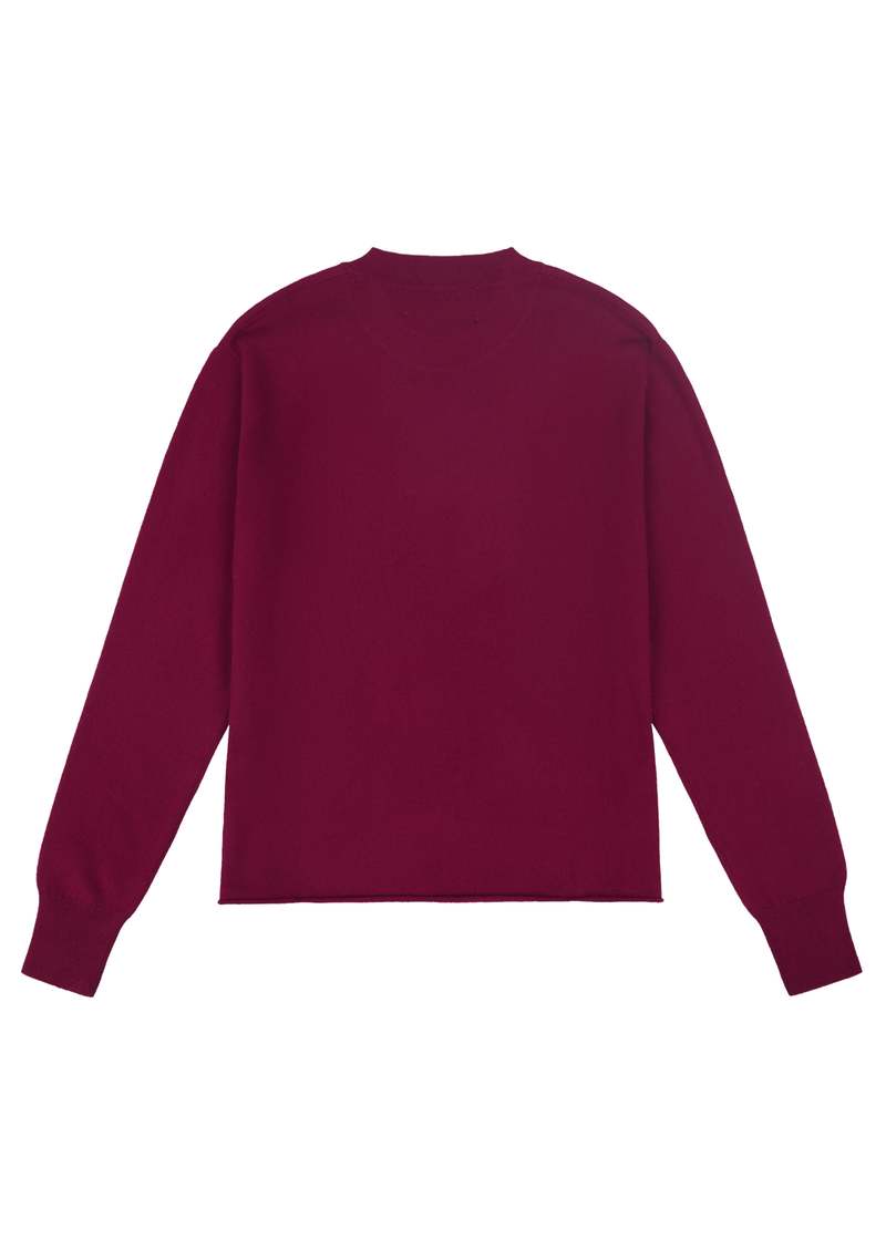 All My Love Abby Sweater in Cranberry