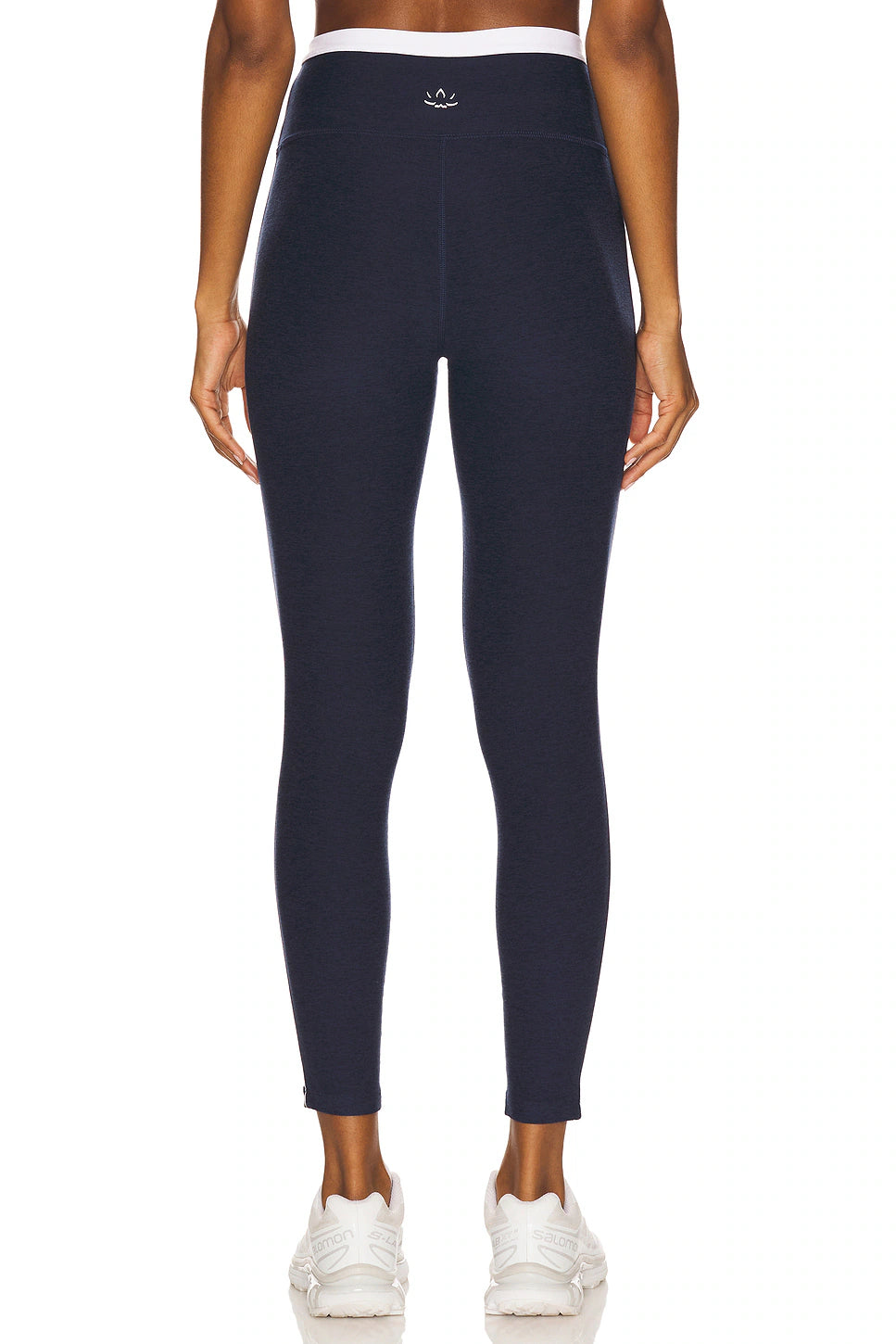 Beyond Yoga Spacedye Trophy High Waisted Leggings in Nocturnal Navy & Cloud White