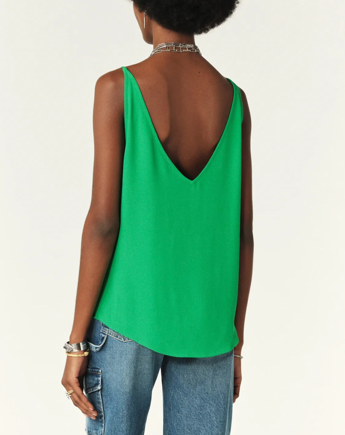 ba&sh Figue Strappy Top in Green