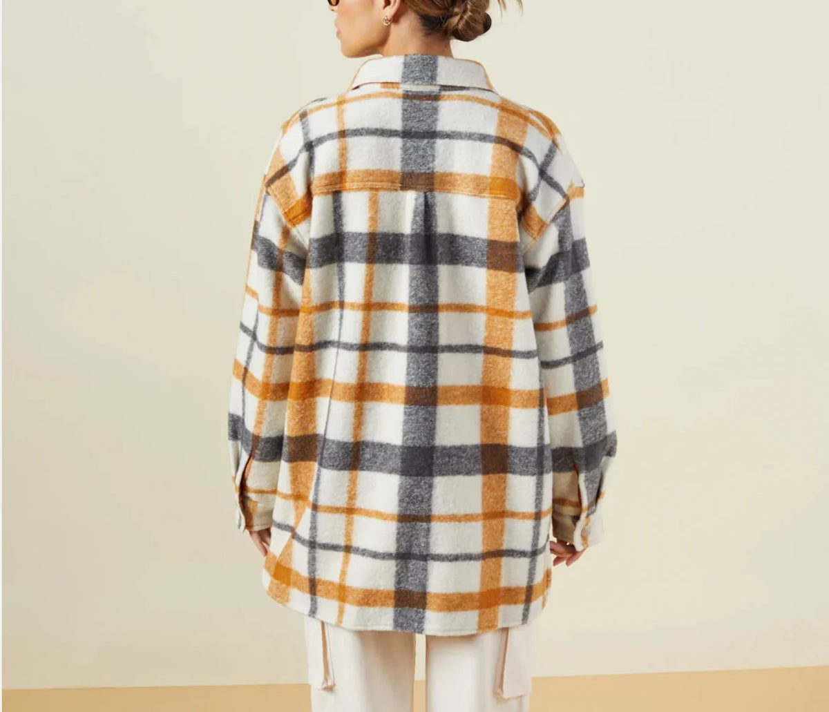 Monrow Plaid Shacket