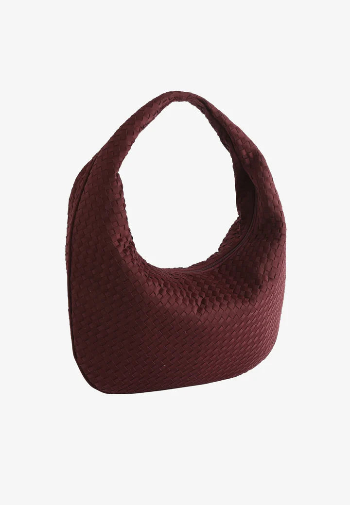 HVISK Haze Braided Neoprene in Midnight Plum