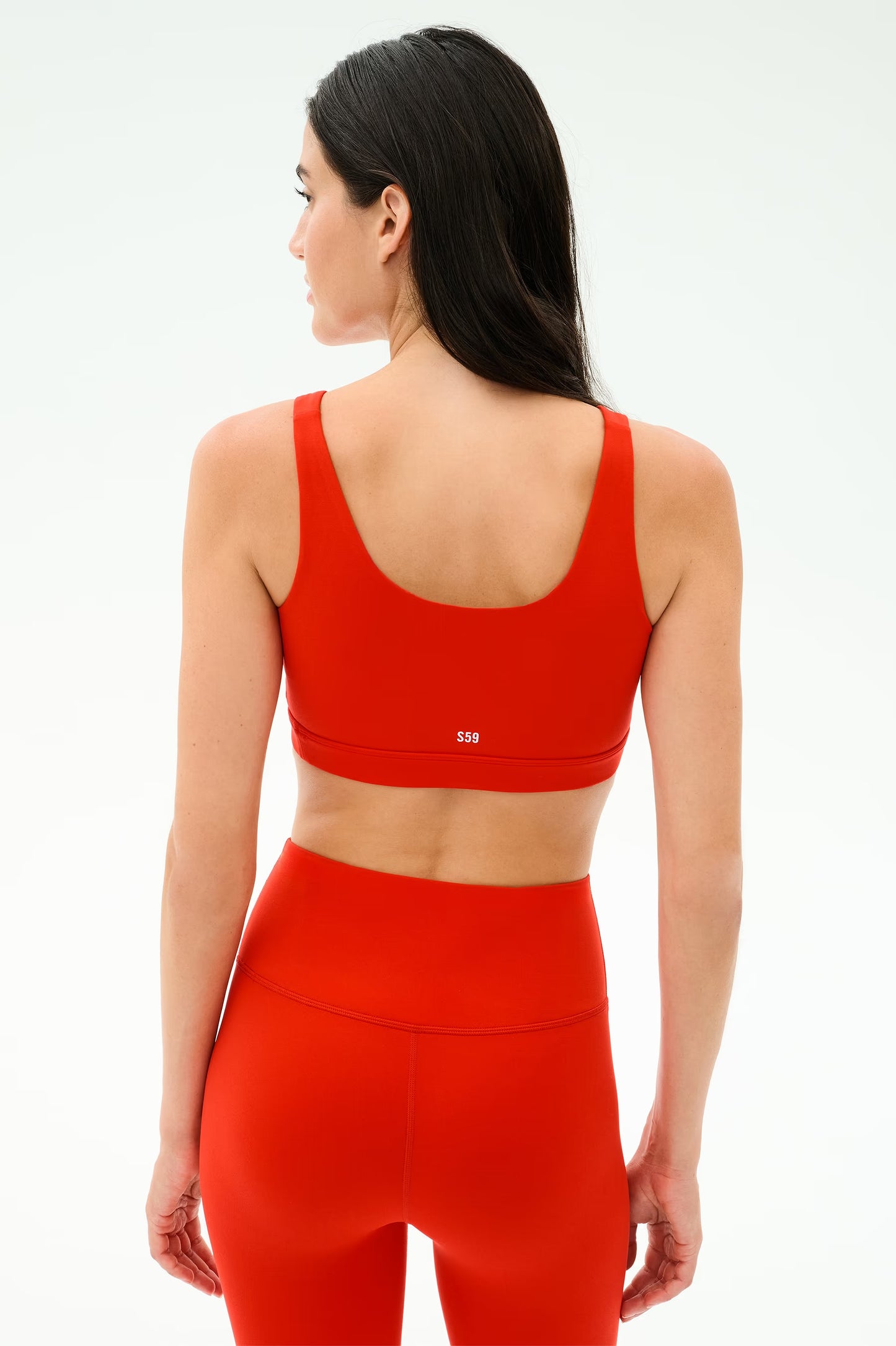 Splits59 Sprint Rigor Bra in Lotus Red