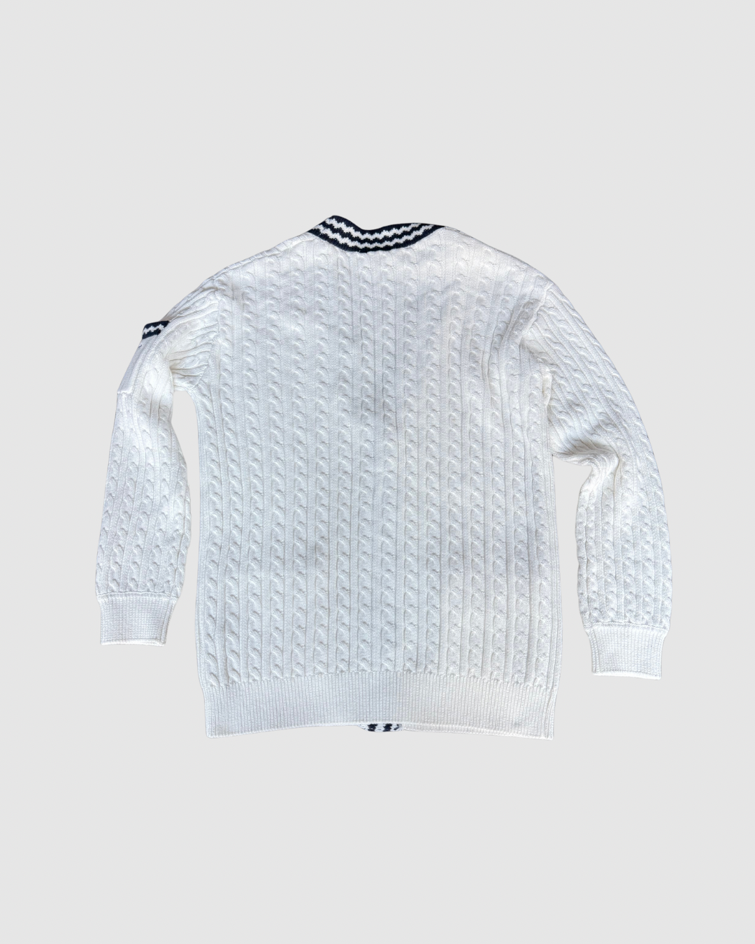 The Upside Patterned Edge Cable Knit Cardigan