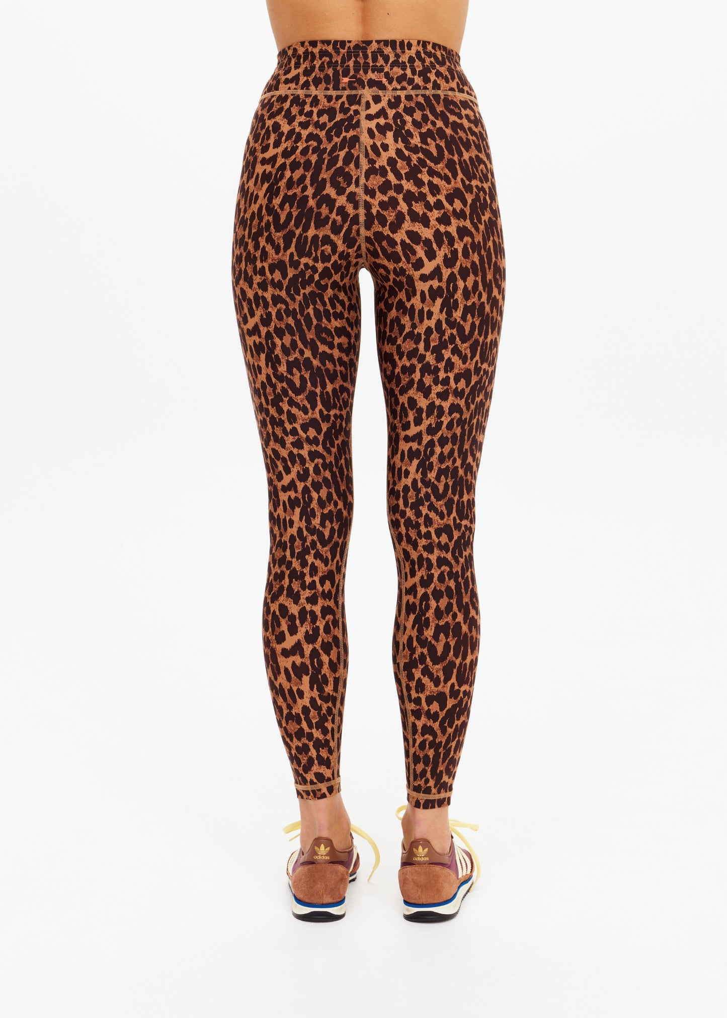 The Upside Malawi 25in Midi Pant in Leopard