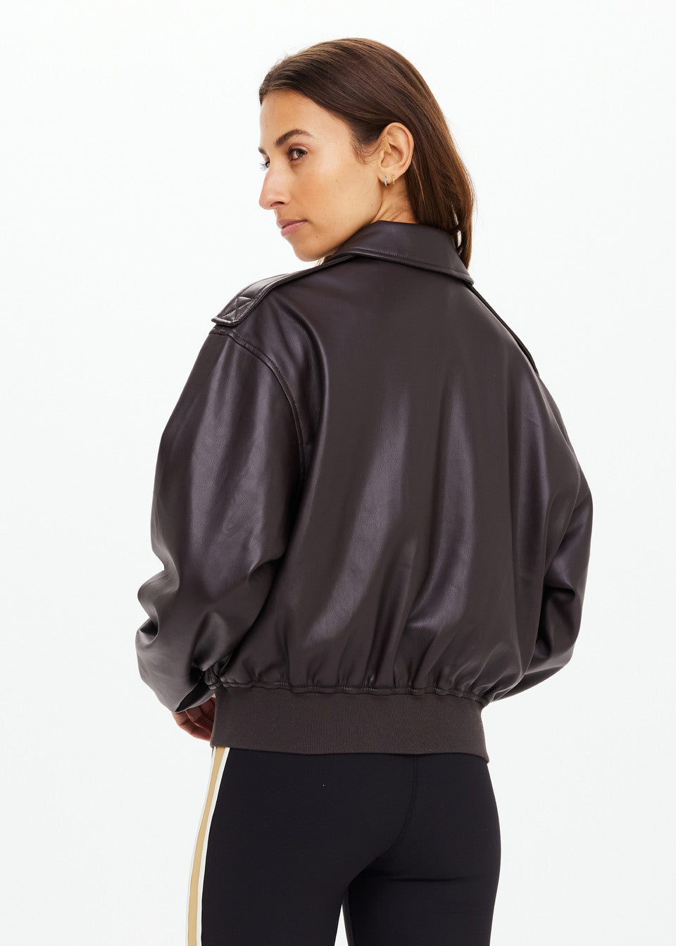 The Upside Zariah Bomber Jacket in Brown