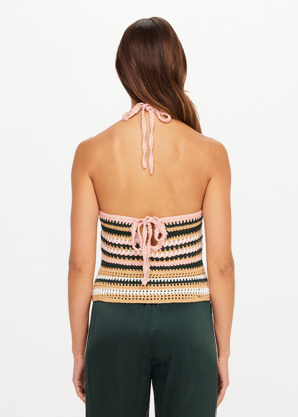 The Upside Bohemia Sal Crochet Halter Top