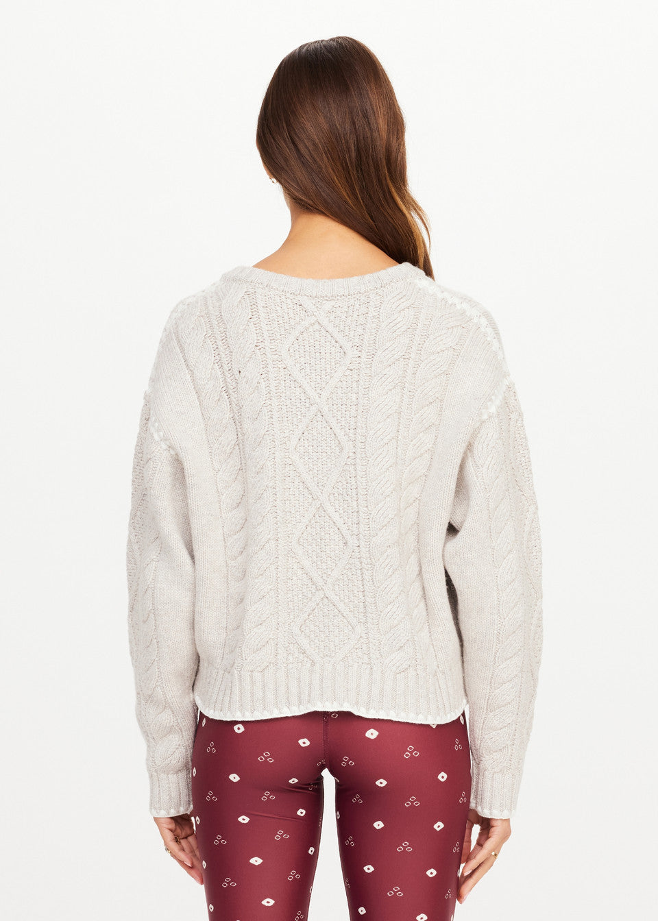 The Upside Xanthe Crew Neck Knit Sweater