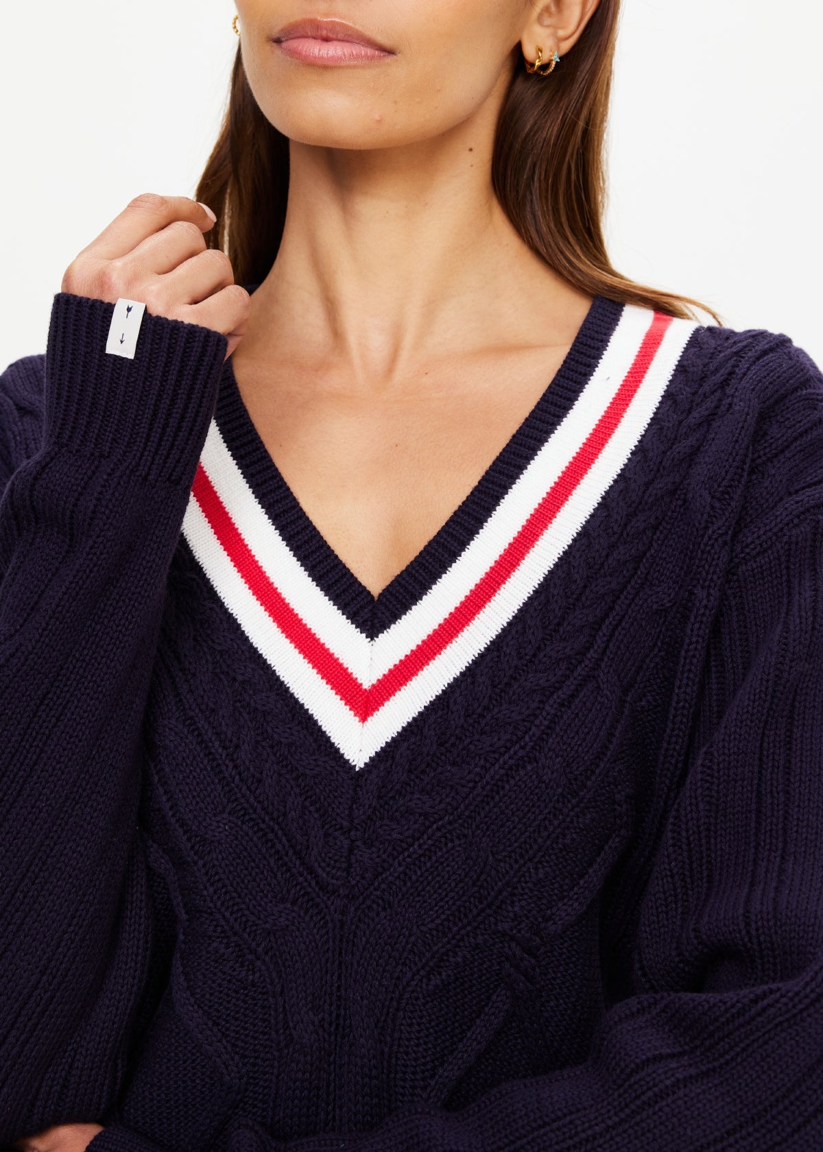 The Upside Renshaw Josette V Neck Sweater