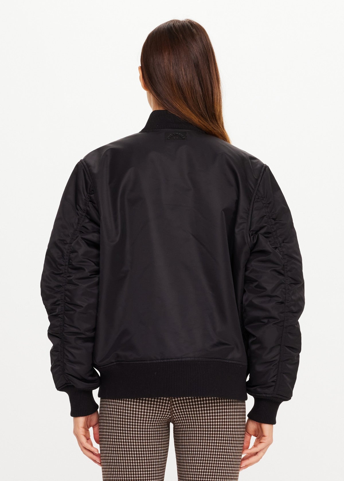 The Upside Tribute Bomber Jacket in Black