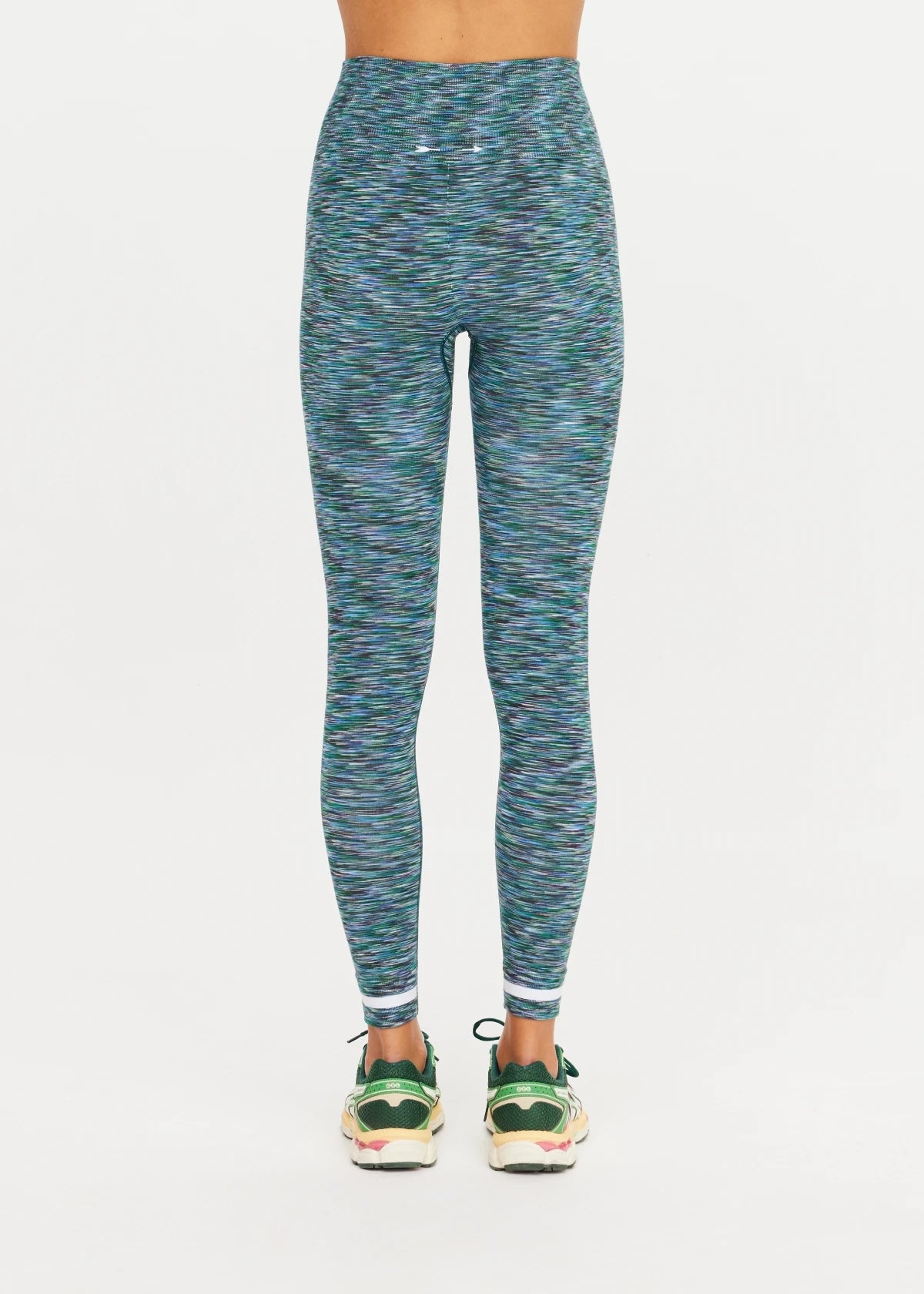 The Upside Seamless 25in Midi Pant in Peacock
