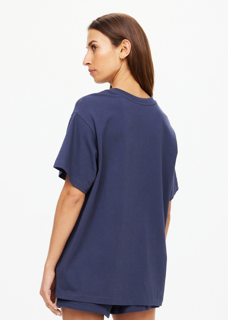 The Upside Cascade Sam Tee in Navy
