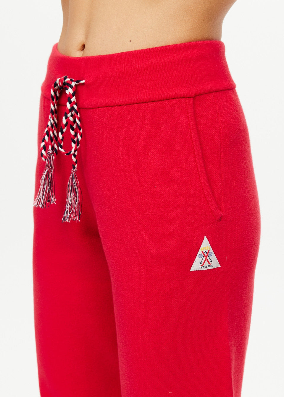 The Upside Keystone Jojo Knit Jogger in Chili
