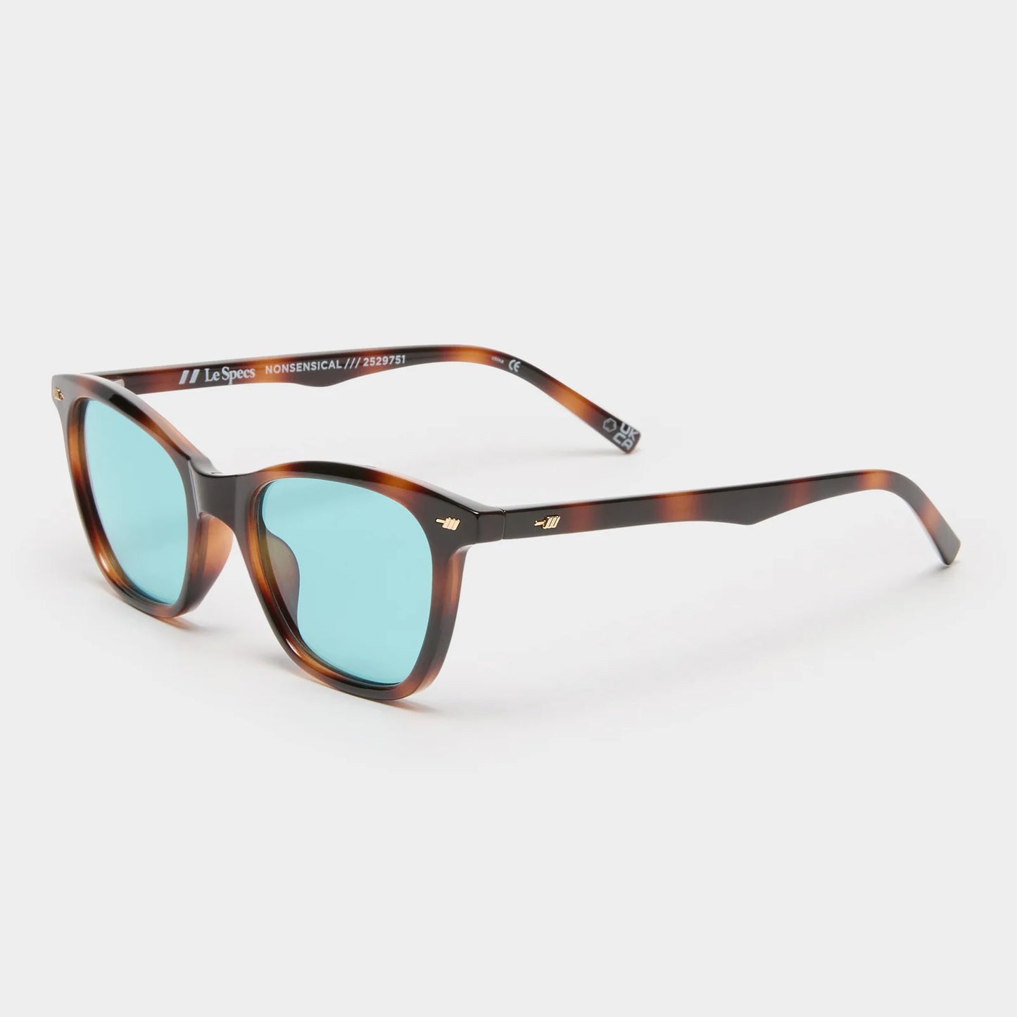 Le Specs Nonsensical Sunglasses in Dark Tort