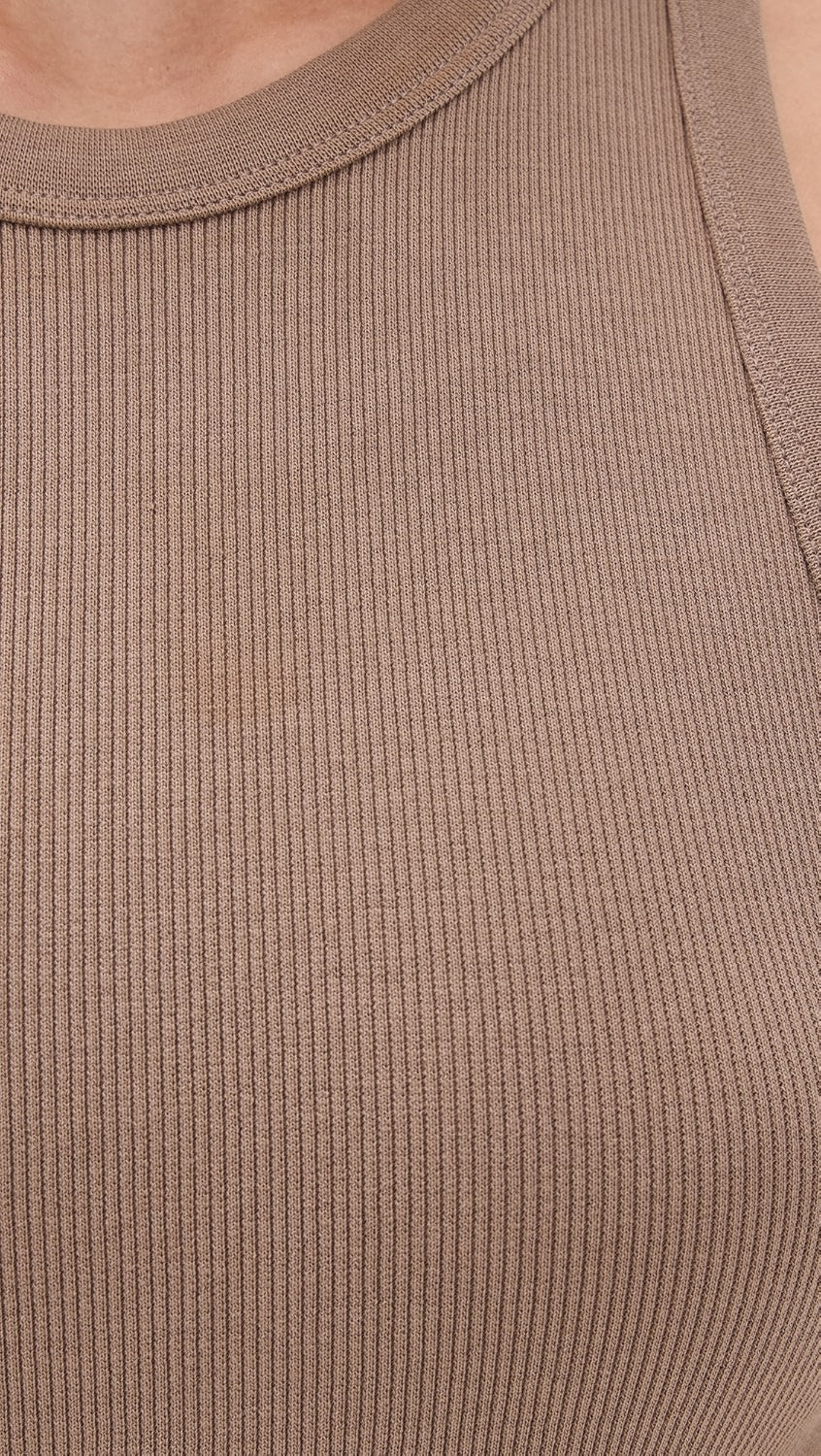 Sold Out NYC The Long Not So Basic Dress in Truffle