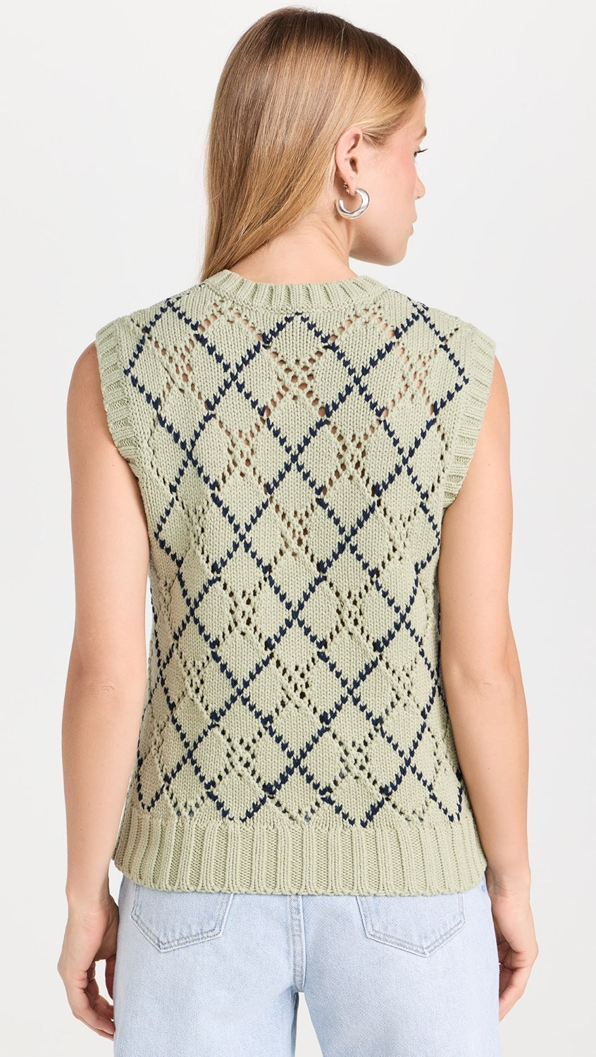 The Upside Jardin Scarlett Knit Vest