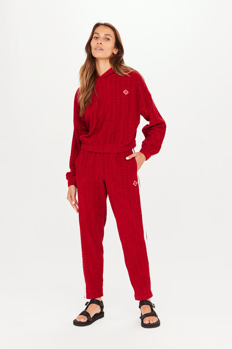 The Upside Red Terry Pants