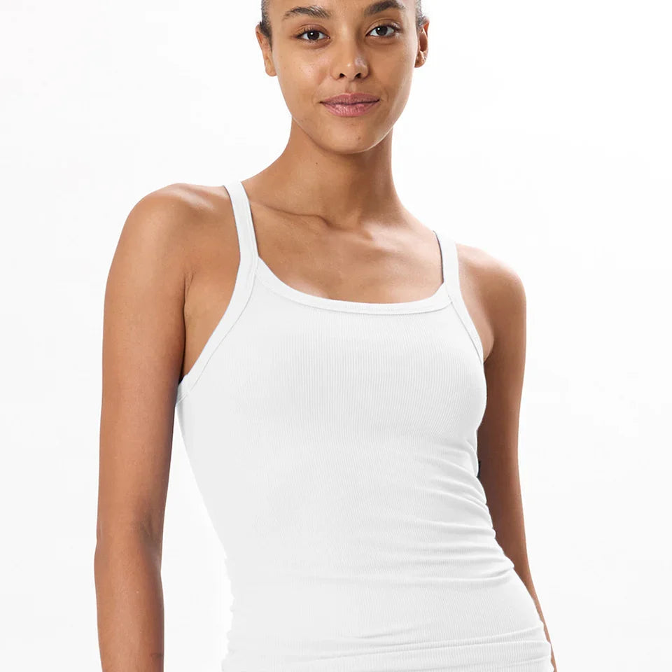 Splits59 Charlie Rib Tank in White