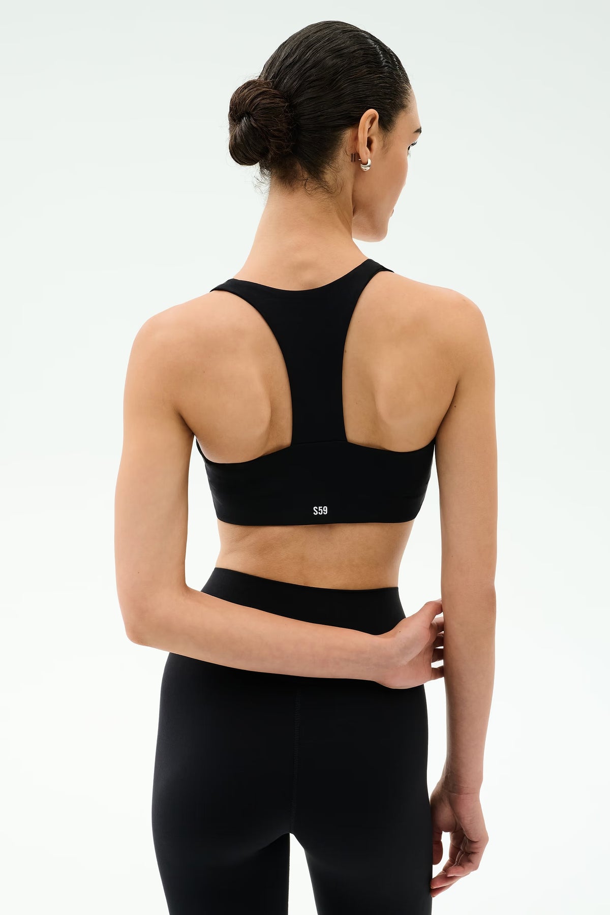 Splits59 Sara Airweight Bra in Black