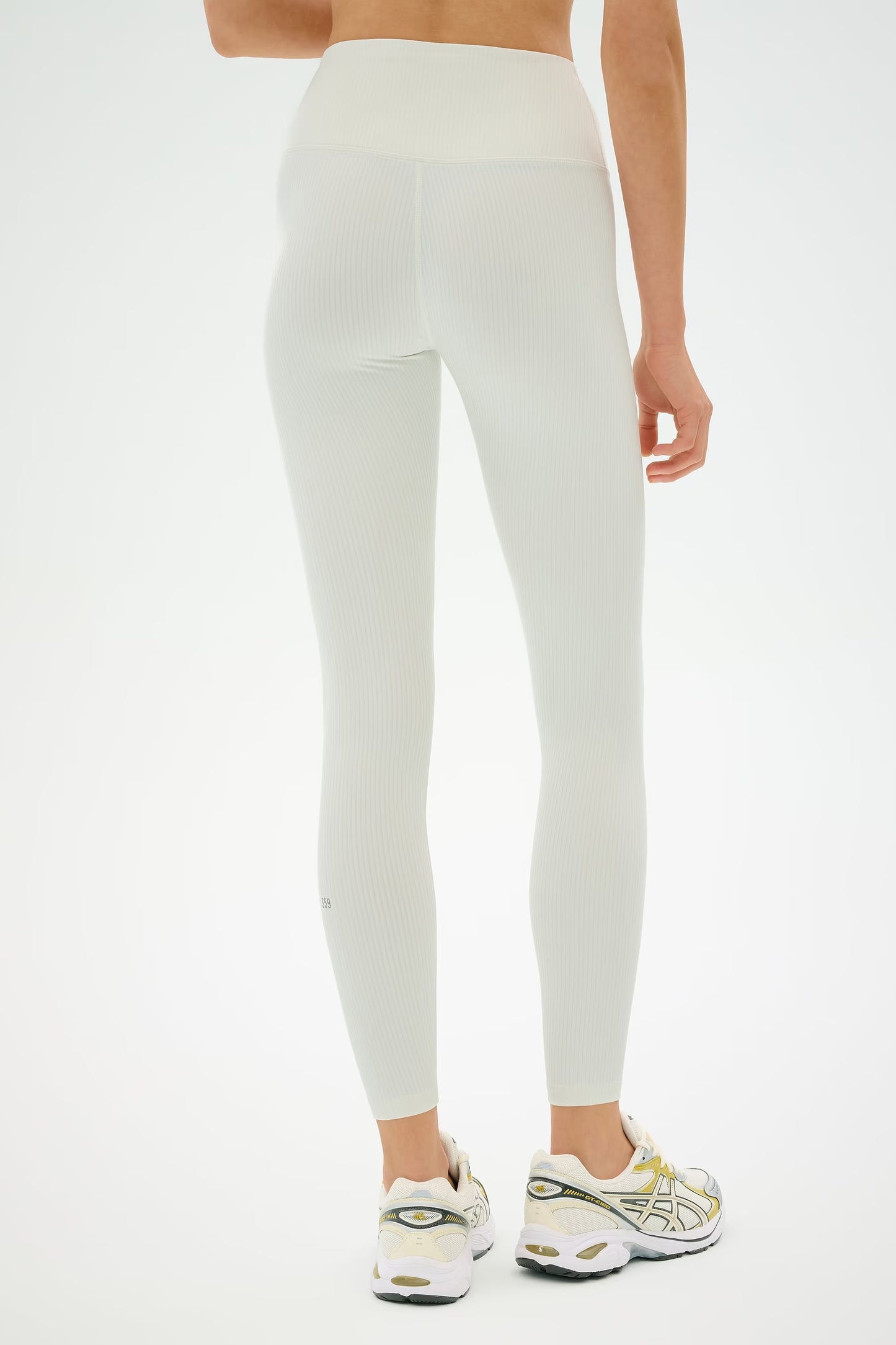 Splits59 Airweight Rib High Waist 7/8 Legging in White