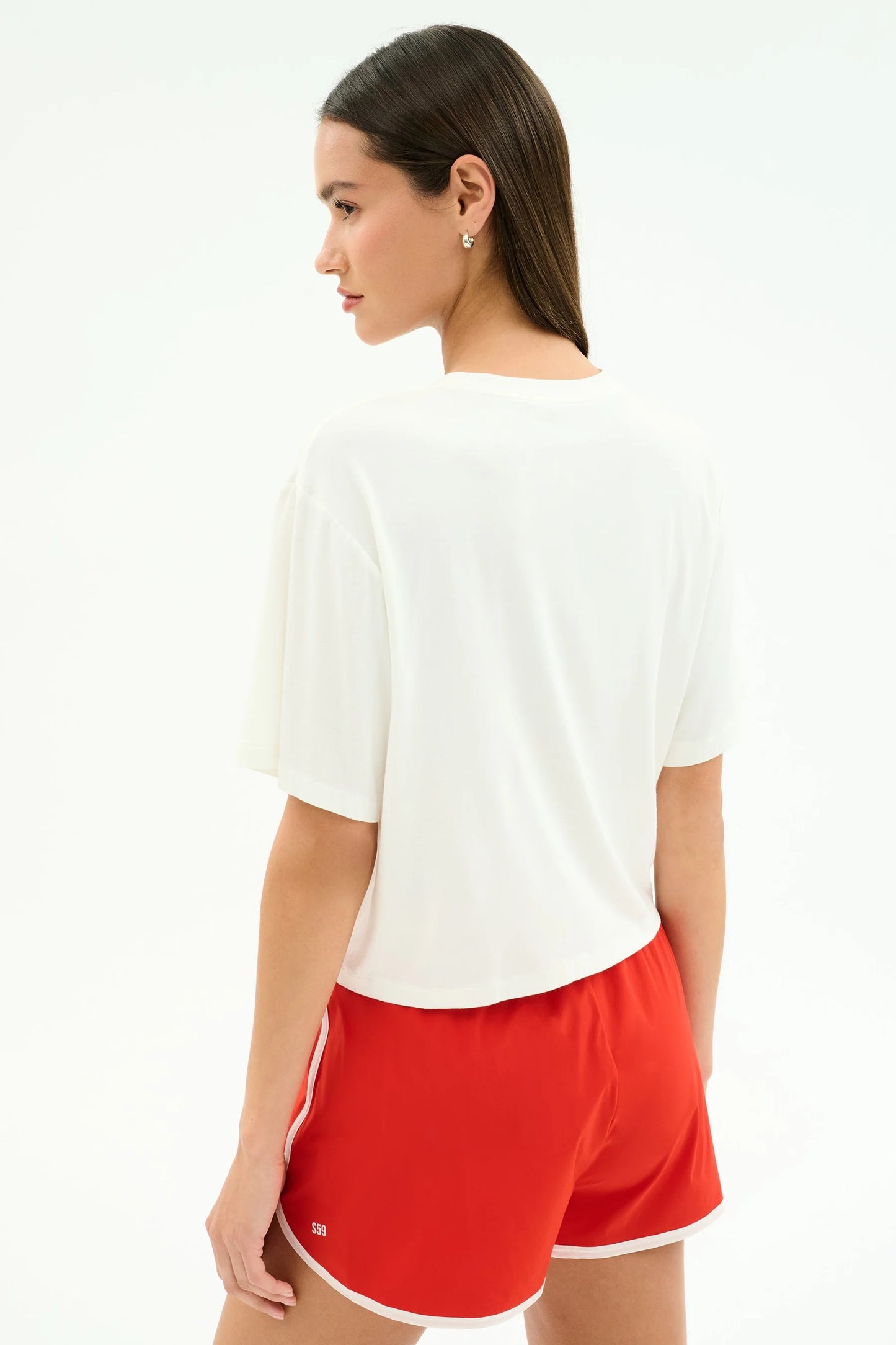 Splits59 Djuna Oversized Jersey Tee in White