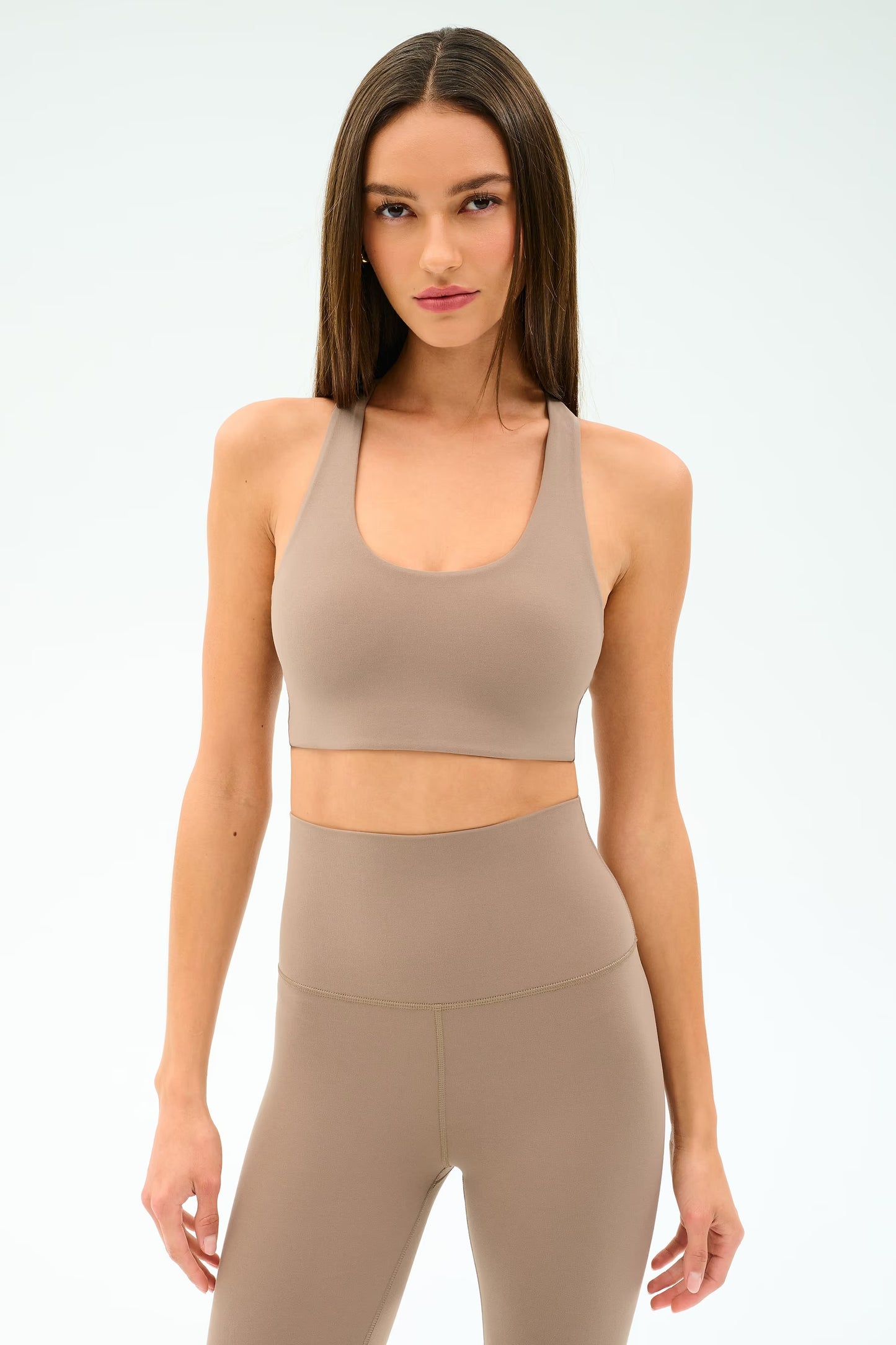 Splits59 Sara Airweight Bra in Latte