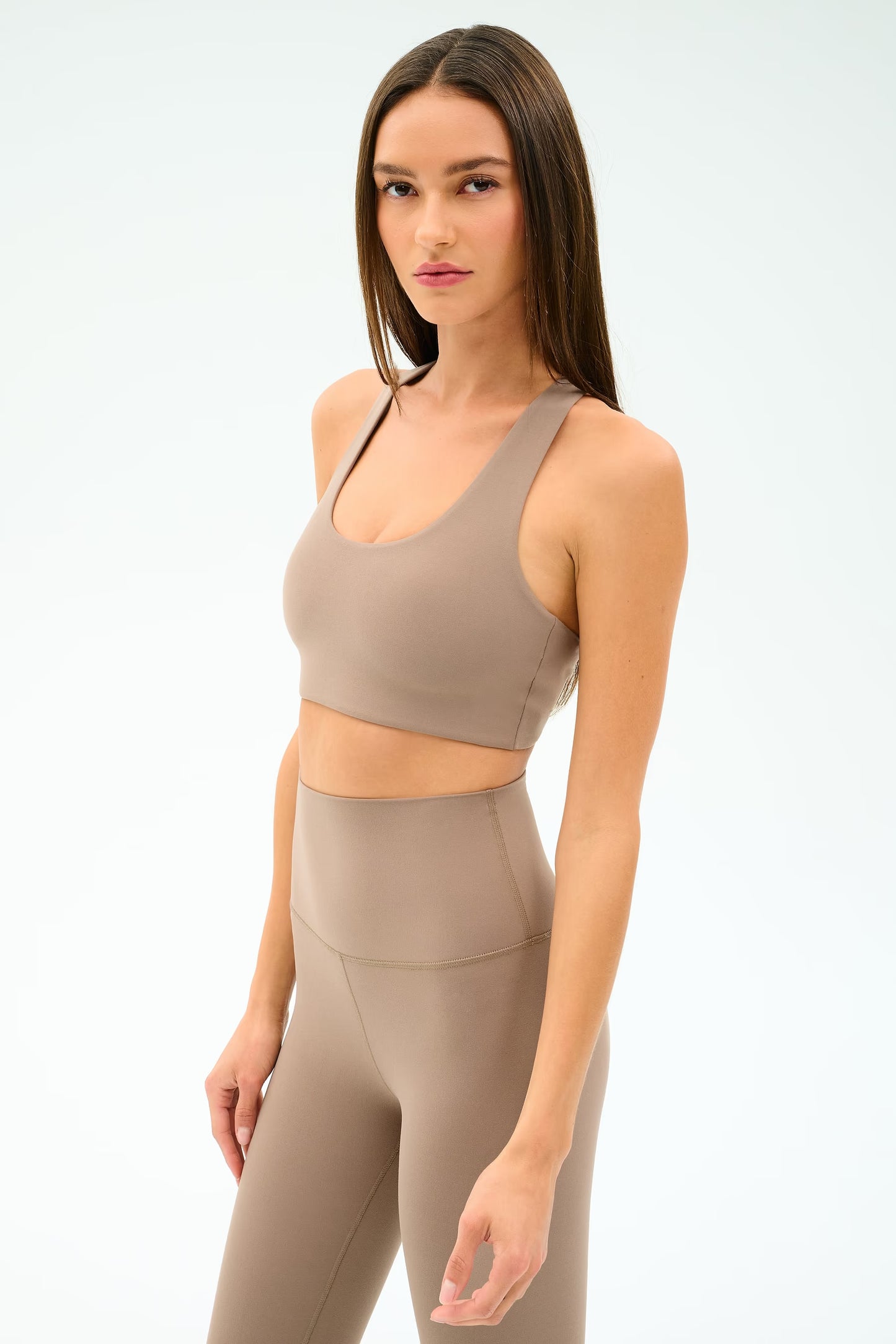 Splits59 Sara Airweight Bra in Latte