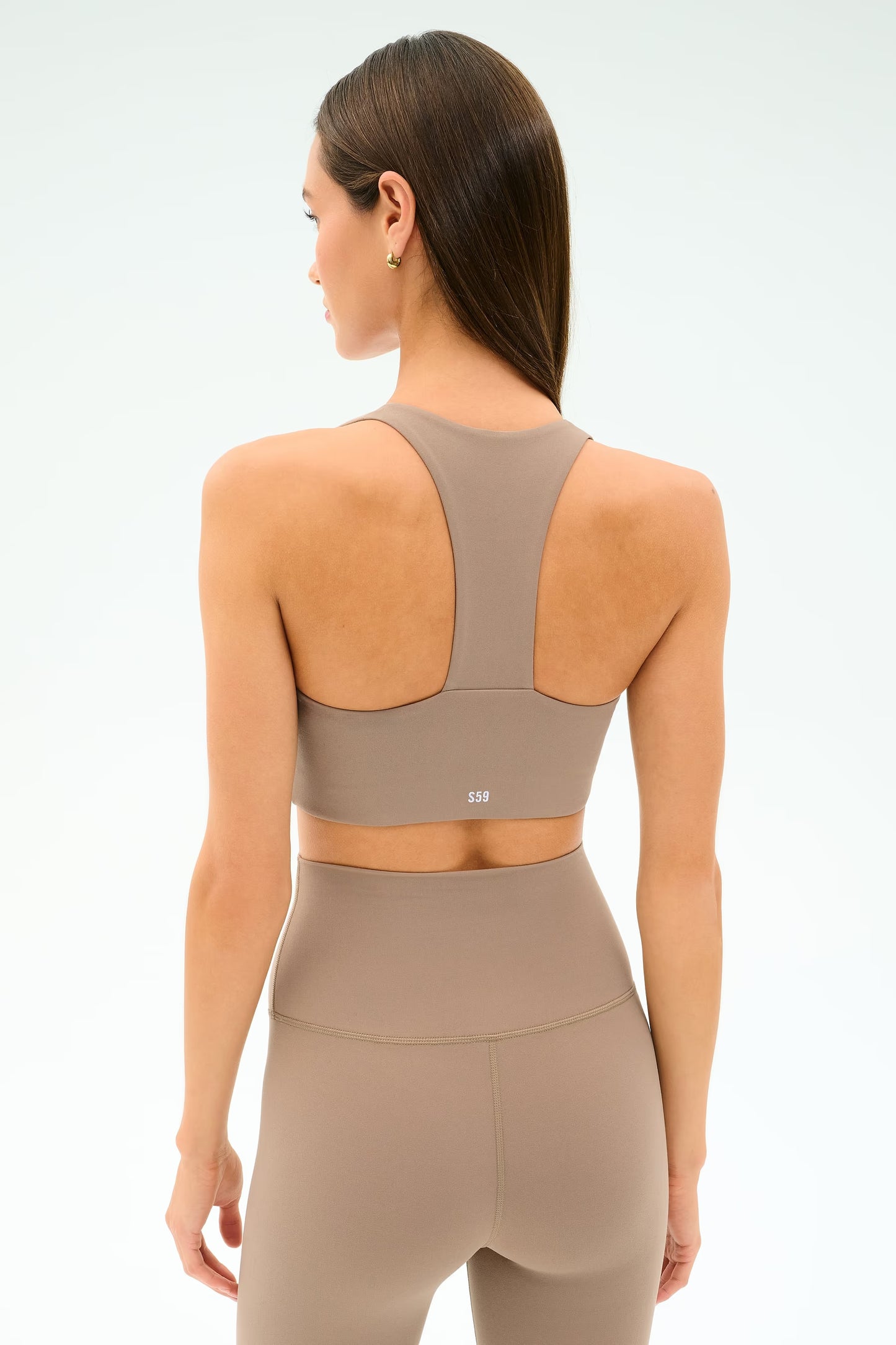 Splits59 Sara Airweight Bra in Latte