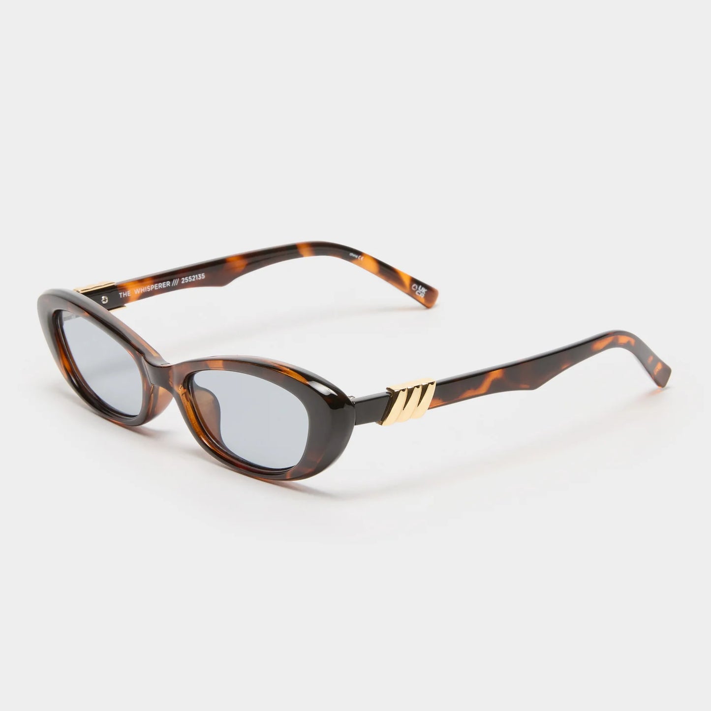 Le Specs The Whisperer Sunglasses in Dark Tort