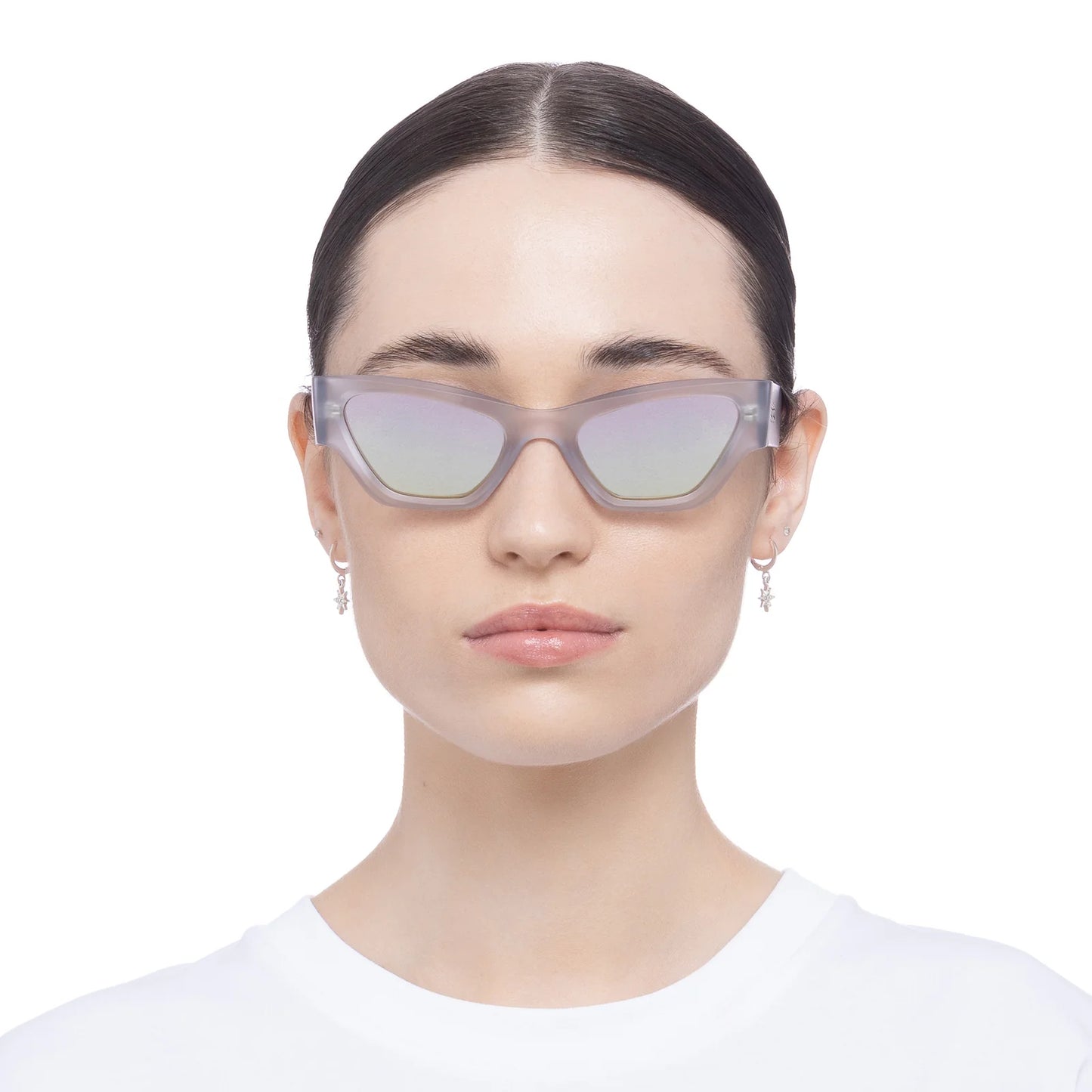 Le Specs Charade Sunglasses in Matte Pewter