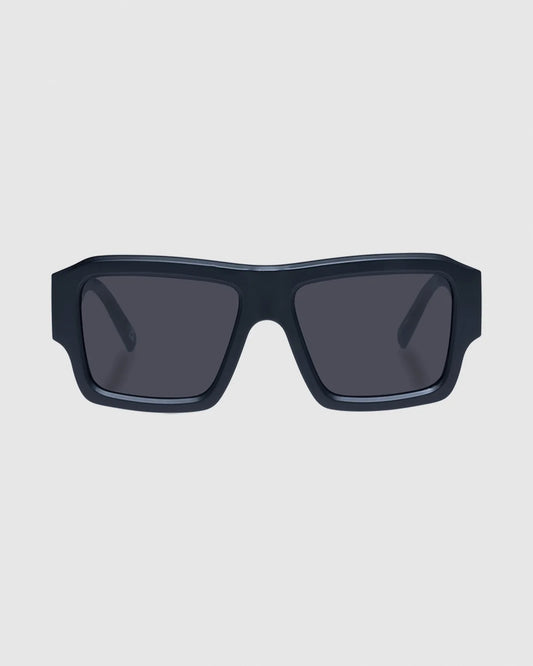 Le Specs Polygraph Sunglasses in Matte Black