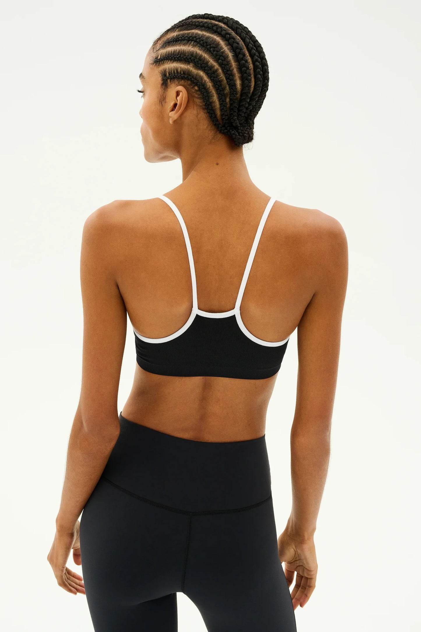 Splits59 Loren Seamless Bra in Black/White