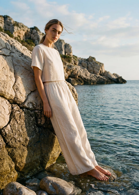 CAMI NYC Lima Metallic Cotton Pant