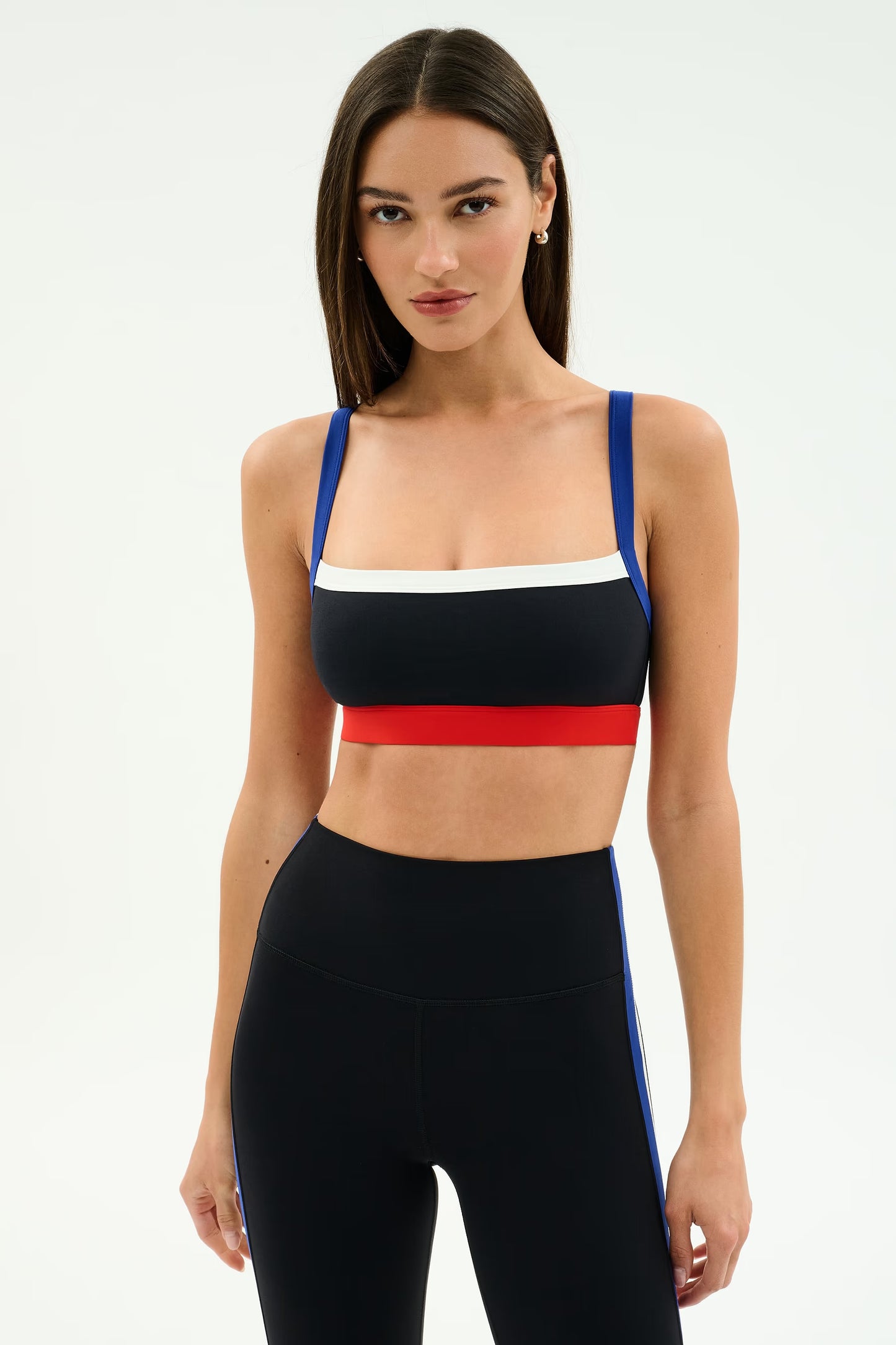 Splits59 Monah Rigor Bra in Black/Cobalt