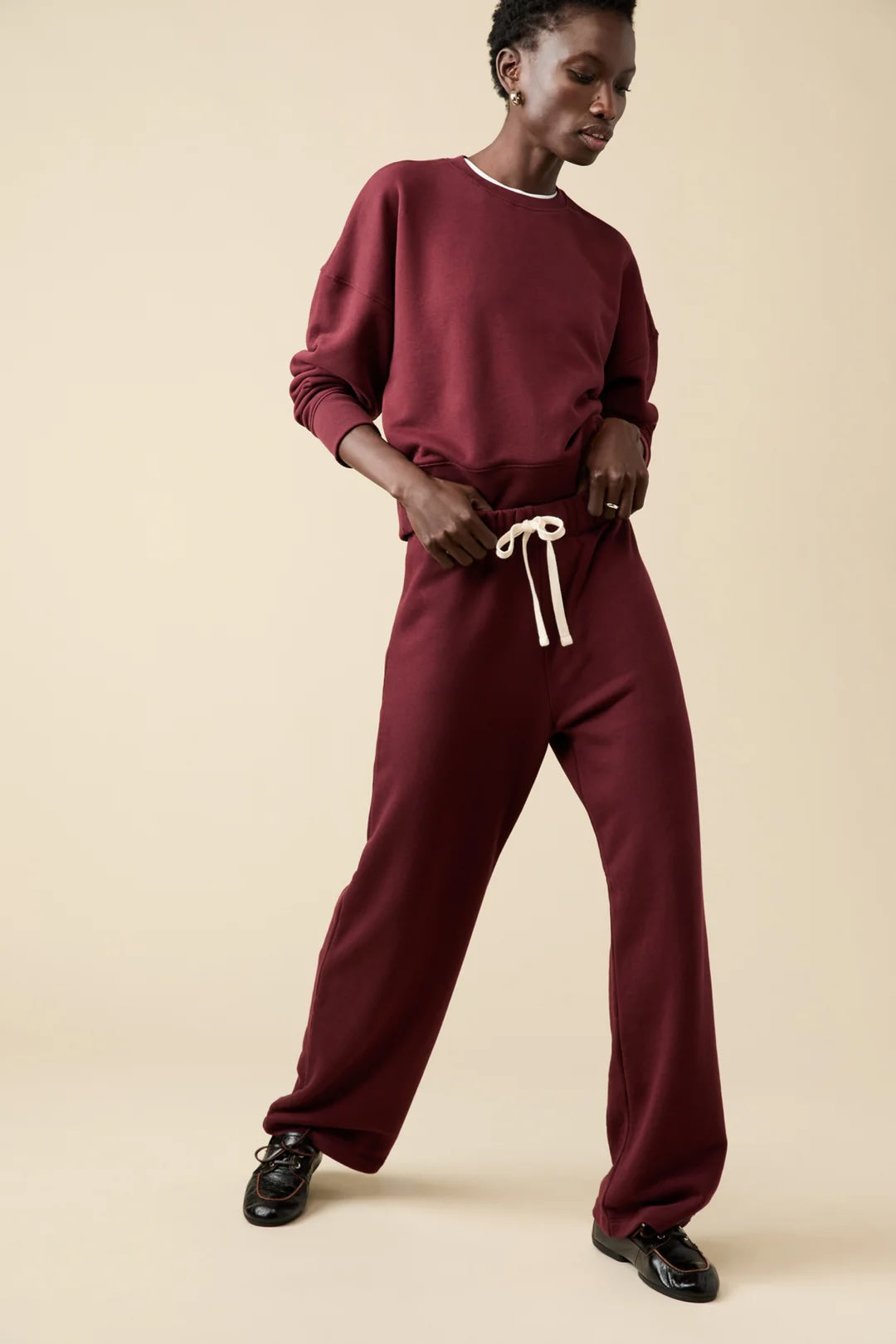 Sold Out NYC The Everyday Sweatshirt in Wine