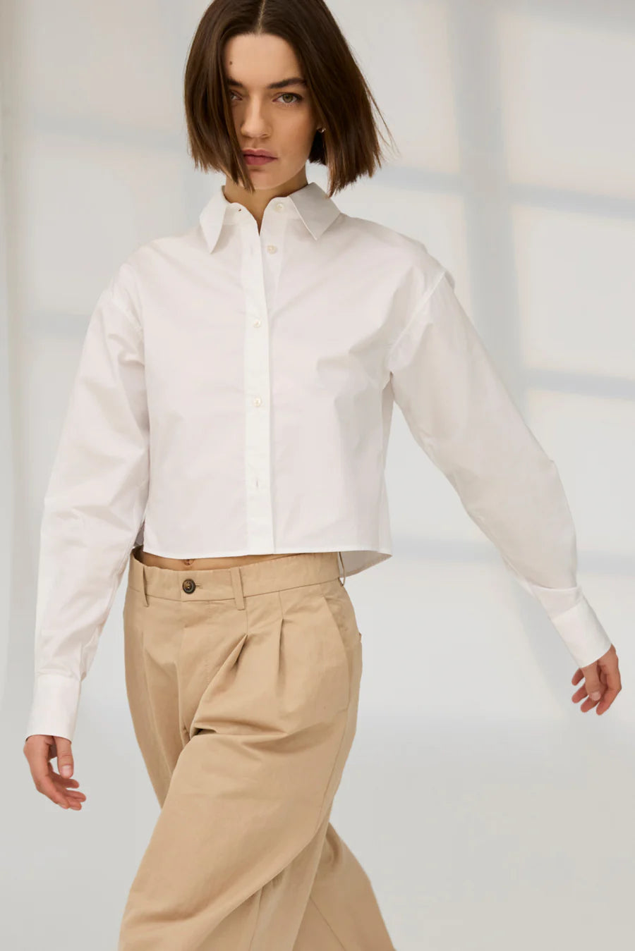 Sold Out NYC The Cropped Everything Shirt in White