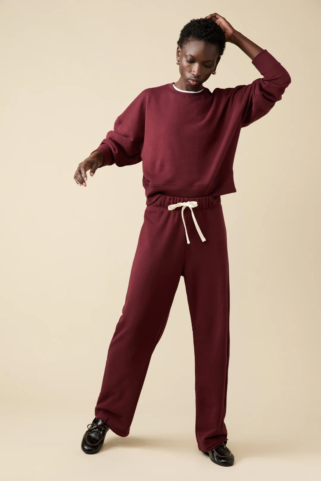 Sold Out NYC The Everyday Sweatpant in Wine