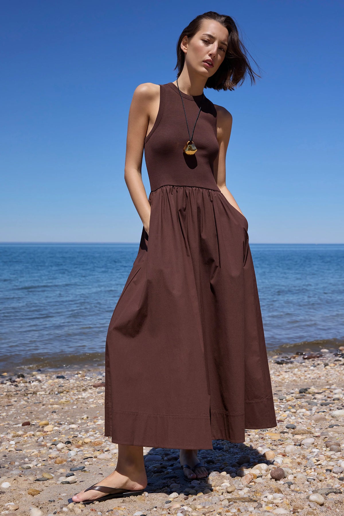 Sold Out NYC The RSVP Dress in Chocolate