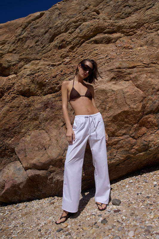 Sold Out NYC The Easy Drawstring Pant in White