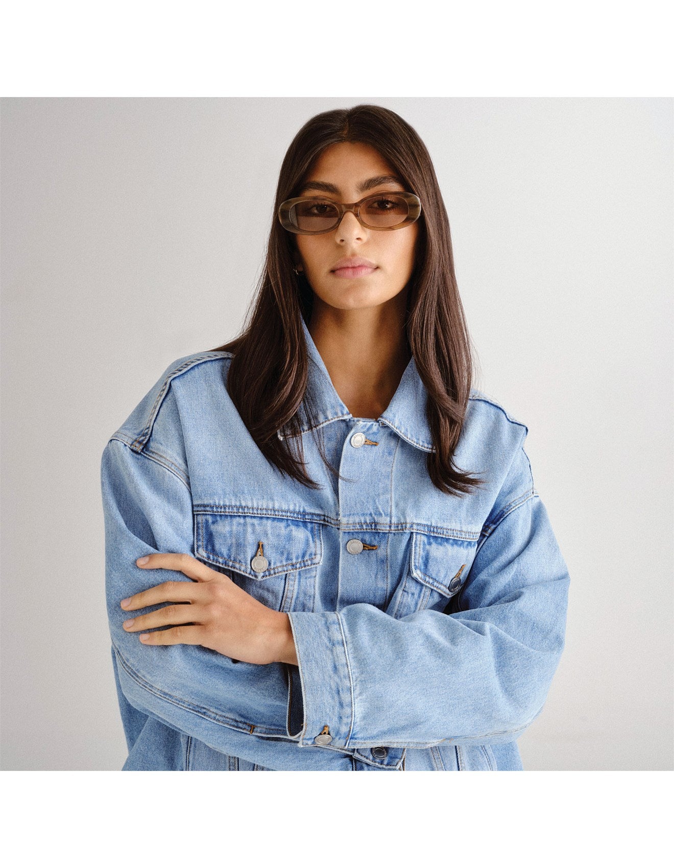 Luv Lou The Ellidy Sunglasses in Hazelnut