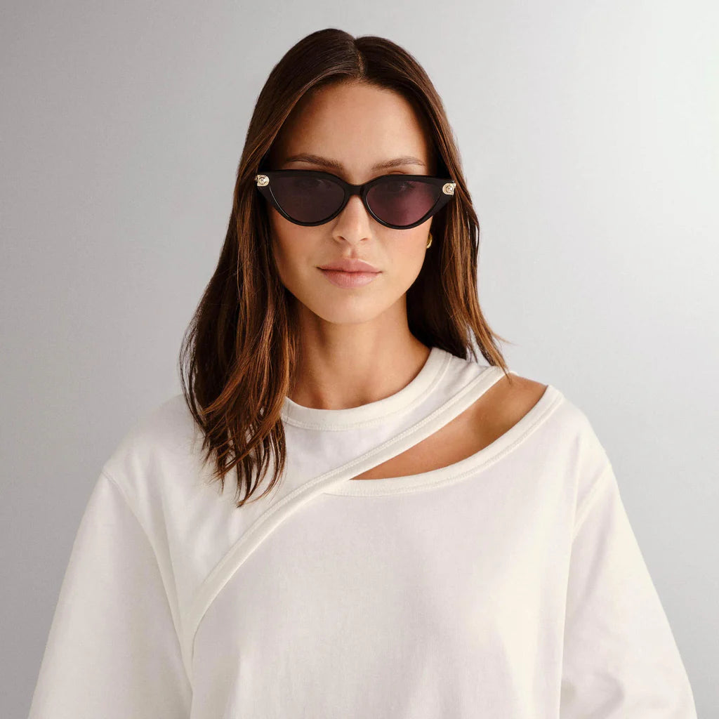 Luv Lou The Posie Sunglasses in Black