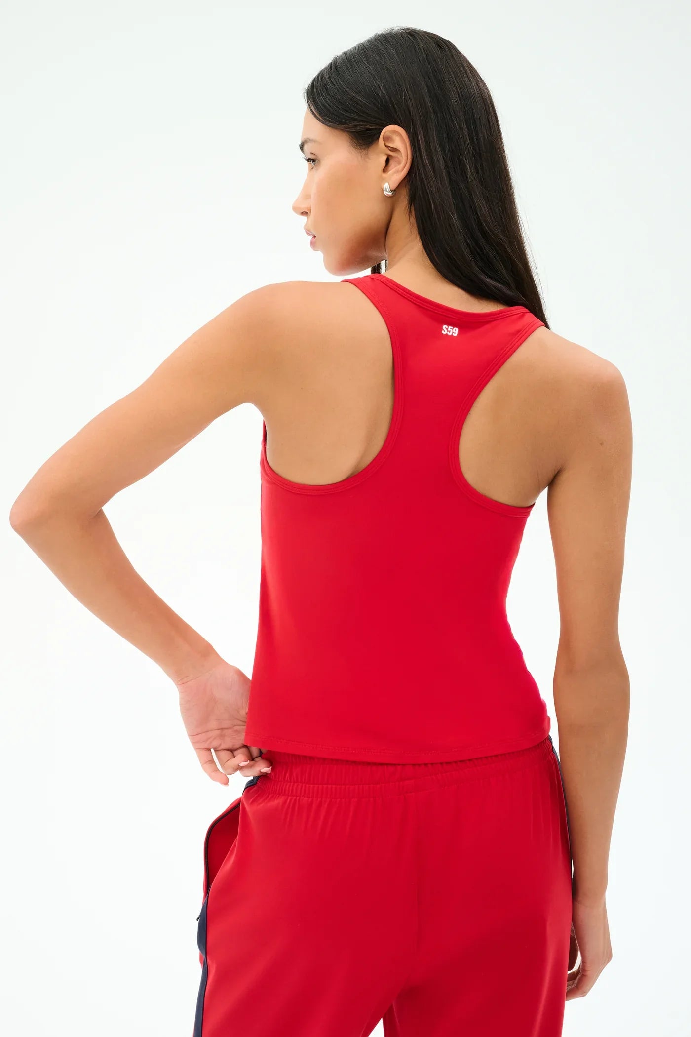 Splits59 Mel Airweight Lite Tank in Pirate Red