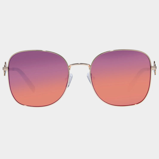 Le Specs Metamorphosis Sunglasses in Bright Gold