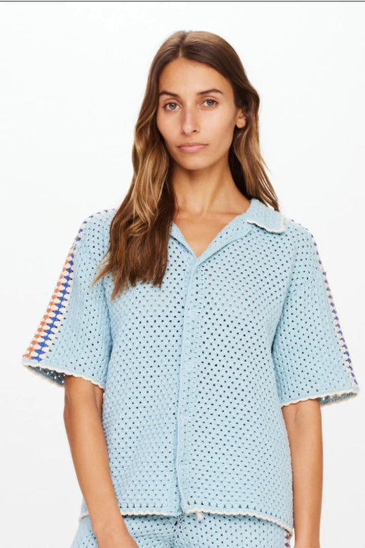 The Upside Castillo Crochet Lovett Shirt