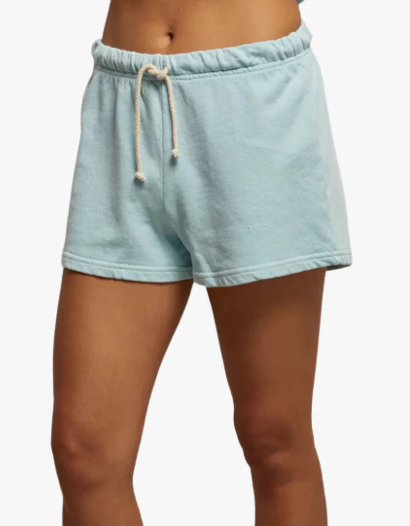 Perfectwhitetee Layla Shorts in Iced Aqua