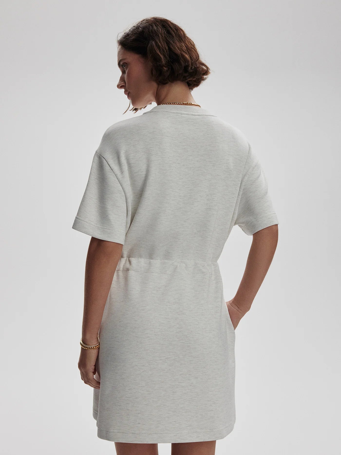 Varley Maple Dress 2.0 in Ivory Marle